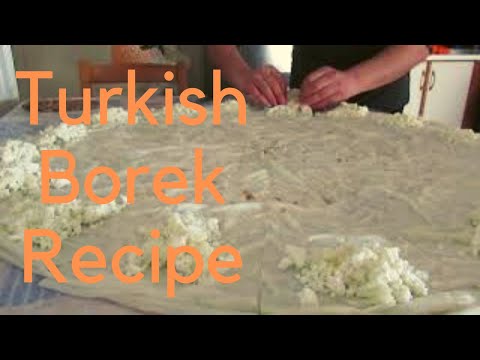 Turkish Borek Cheese Recipe/How to cook Turkish Burek