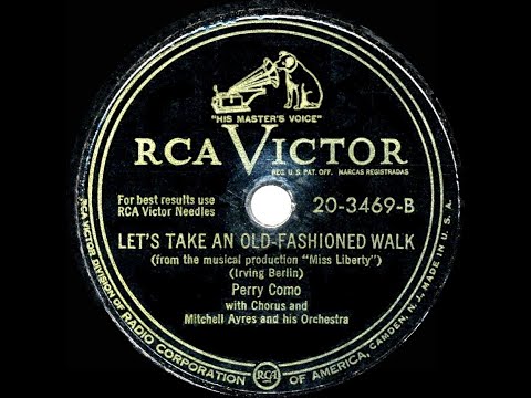 1949 HITS ARCHIVE: Let’s Take An Old Fashioned Walk - Perry Como