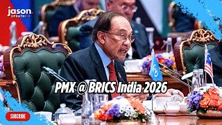 PM Anwar Ibrahim menyampaikan Kenyataan Negara di Sidang Kemuncak Pemimpin BRICS ke-18, New Delhi 
