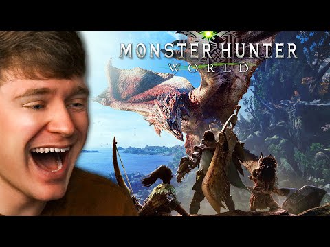 FIRST TIME Playing MONSTER HUNTER WORLD!