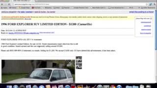 Craigslist Ventura County   Used Cars, Trucks and SUVS For Sale By Owner