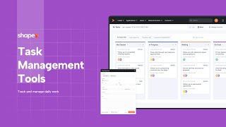 How To Use Task Management and Task Automation in Shape — CRM Training