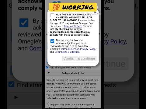 Omegle Technical Error problem solved #shorts