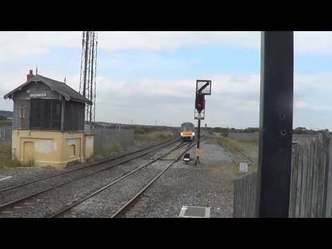 Irish Rail 22000 DMU 22002 + 22009 pass Skerries not in service