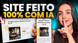 Como Criar Um Site Profissional Com IA Em 15 Minutos! Crie Seu Site Hoje Com Poucos Cliques