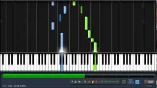 Greensleeves - Easy Piano Tutorial by PlutaX (100%) Synthesia