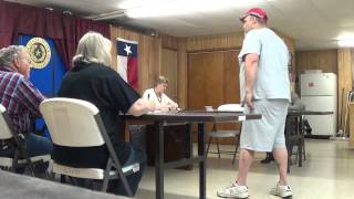 preview picture of video 'Lone Star City council  meeting'