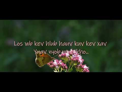 Tsuas Xav Koj Yog Kuv Tug - Cheng Xiong | Yung Kai - Blue [Hmong Ver.] (Lyrics Video)
