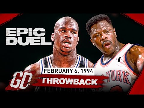 When Patrick Ewing TAUGHT Young Shaq A LESSON 😤 EPIC GIANTS Duel Highlights
