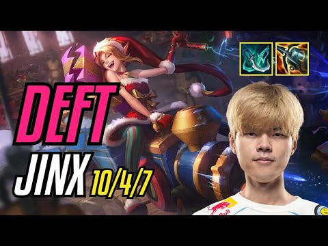 DEFT - JINX vs TEDDY - SAMIRA ADC - KR CHALLENGER - PATCH 11.8