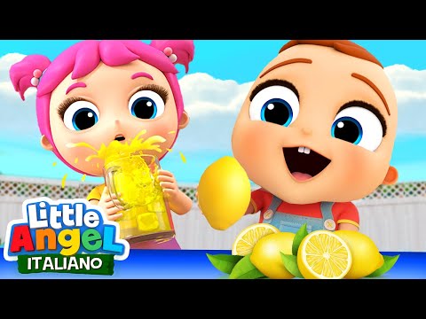 Prepariamo della Limonata Fresca! ☀️🍋Cartoni Animati Con Gianni Piccino - Little Angel Italiano
