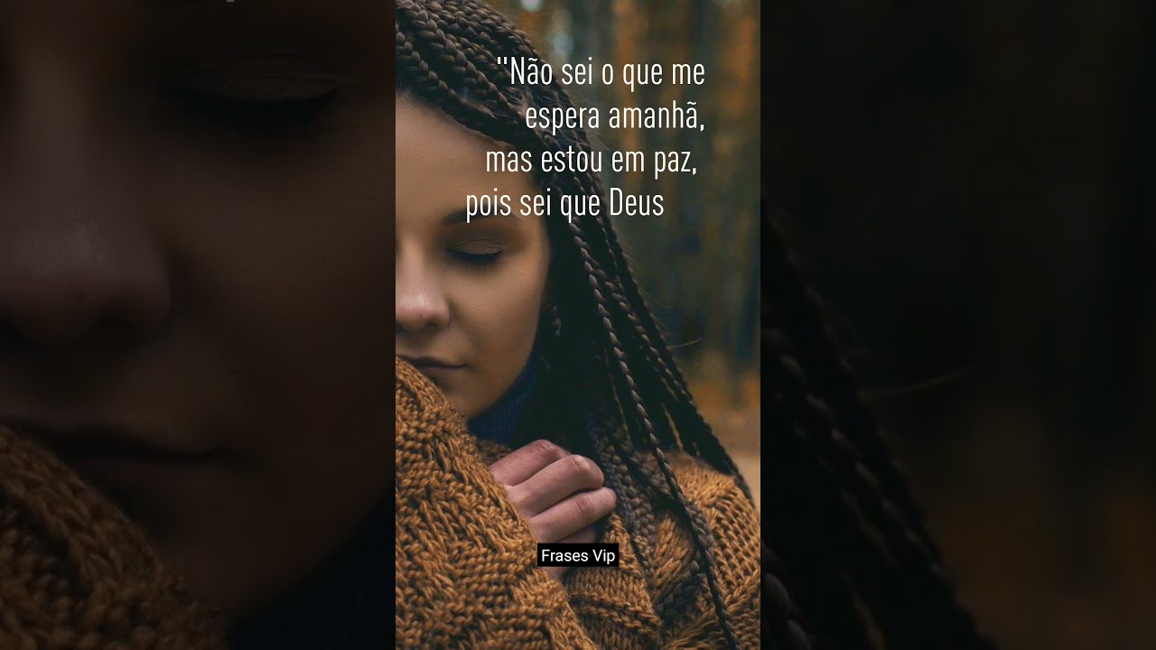 Watch Now Não sei o que me espera amanhã, mas estou em paz, pois sei que Deus tem o melhor para mim. Não sei o que me espera amanhã, mas estou em paz, pois sei que Deus tem o melhor para mim.