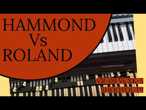 Roland VR09 Hammond XK 5 Shootout