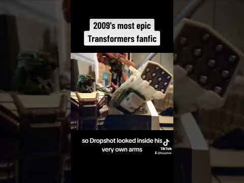 The most EPIC #Transformers fanfic from 2009 ? Dropshot Found Wepon