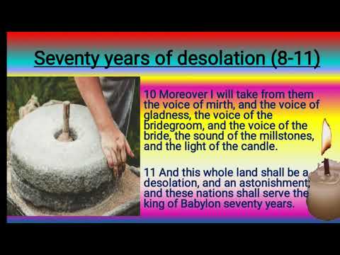 Jeremiah 25:1-14 English Bible Study