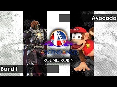 Smash 4: Bandit (Ganondorf) V Avocado (Diddy Kong) - Ascendance 75 Tournament SSB4