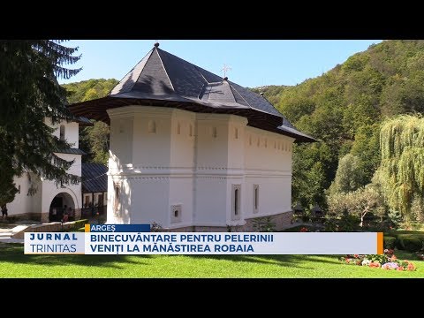 Binecuvântare pentru pelerinii veniți la Mănăstirea Robaia