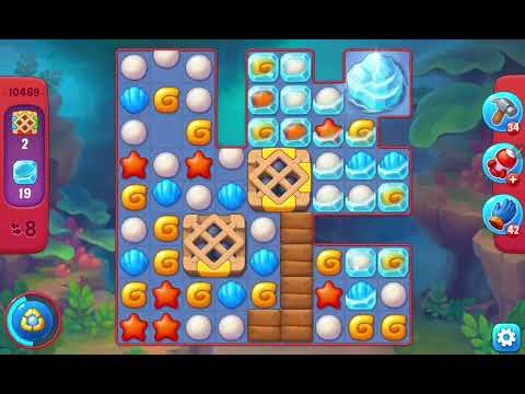 Fishdom Hard Level 10469 (with ingame lightning booster) @choraelmin