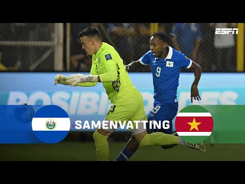 EEN LATE TREFFER brengt BESLISSING in SPANNEND DUEL!⚔️ | Samenvatting El Salvador - Suriname🇸🇷