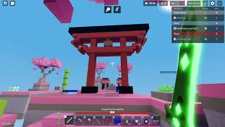4 minutes and 10 seconds of me trolling Kaede with @im_Max5679 spectating in Roblox Bedwars