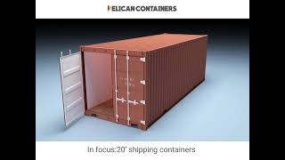 Buy 20ft Shipping Containers | Used 20 Foot Shipping Containers for Sale - Pelican Containers