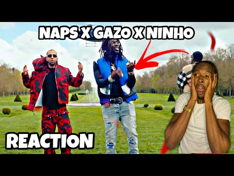 AMERICAN REACTS TO FRENCH RAP | Naps (ft. Gazo & Ninho) - C'est carré le S (Clip Officiel)