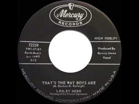 1964 HITS ARCHIVE: That’s The Way Boys Are - Lesley Gore (mono 45)