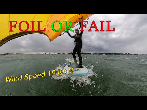 Wing Foil : Too rough for my level.