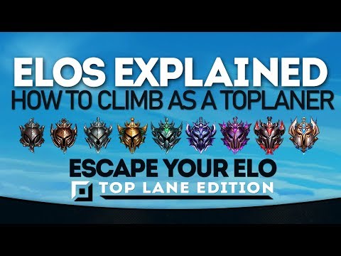 How to *ACTUALLY* Climb as a Top Laner - ELOs Explained League of Legends