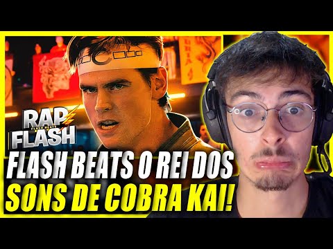 (O CARA É CASCA GROSSA EM😱) ADOLESCENTE REAGE ao FLASH BEATS - Axel (Cobra Kai) - Lutador Intocável