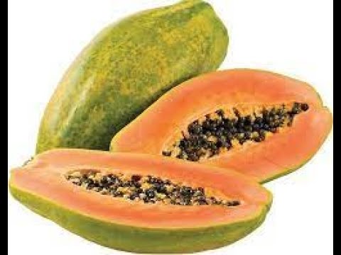 Homemade papaya bar soap