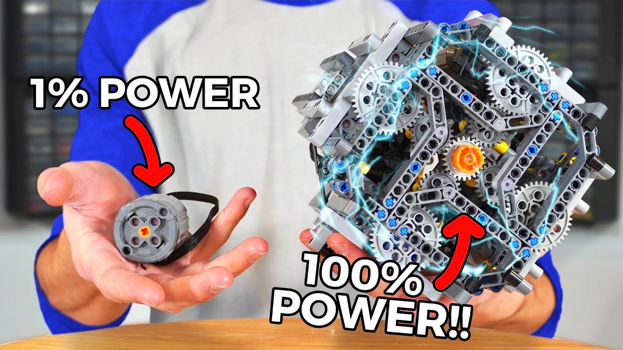 I Made The World's STRONGEST LEGO L-Motor!!