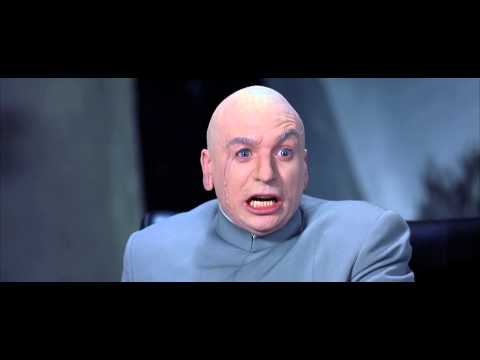 Dr. Evil — sharks with laser beams attached to their heads — HD