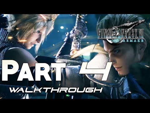 Final Fantasy 7 Remake - Full Walkthrough (Chapter 5 & 6) - PS4 Pro