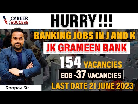 191 Bank Po Clerk vacancies in J&amp;K || Notification Out ||
