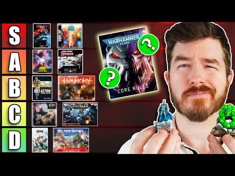 Tier Ranking the BEST and WORST Miniature Wargames!