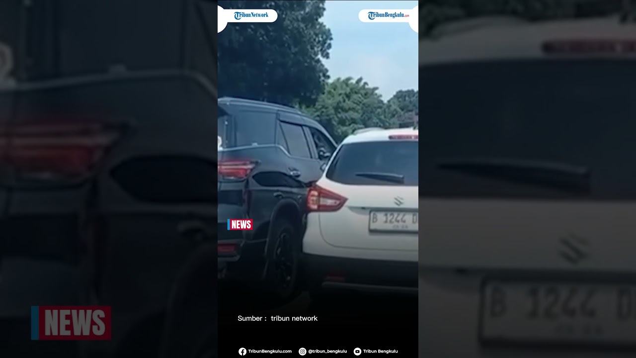 Pengemudi Fortuner Viral Ugal-ugalan Pakai Plat Dinas TNI Hingga Tabrak Mobil Akhirnya Ditangkap