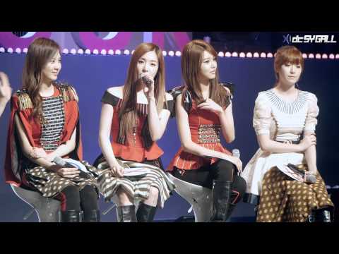 [Fancam] 120901 SNSD - talk@Diet Look Fansign & Concert