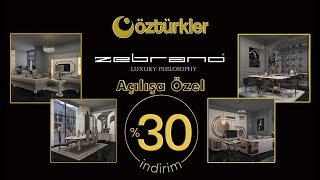 Zebrano Mobilya  Trabzon Açılışa Özel % 30 İNDİRİM