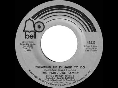1972 HITS ARCHIVE: Breaking Up Is Hard To Do - Partridge Family (mono 45)