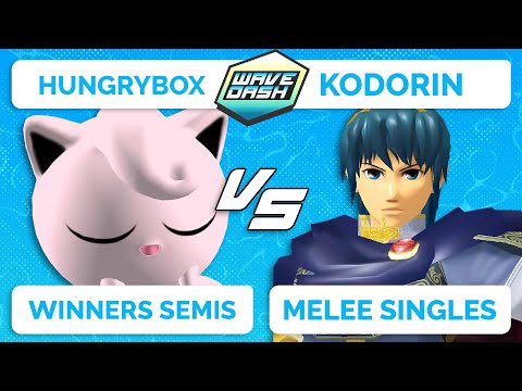 WAVEDASH 2022 - Hungrybox (Jigglypuff) vs KoDoRiN (Marth) - SSBM - Winners Semis