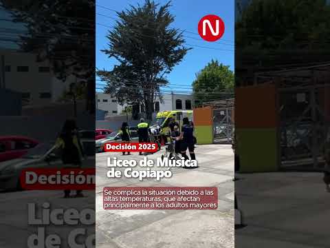 Se complica la situación por las altas temperaturas en el Liceo de Música