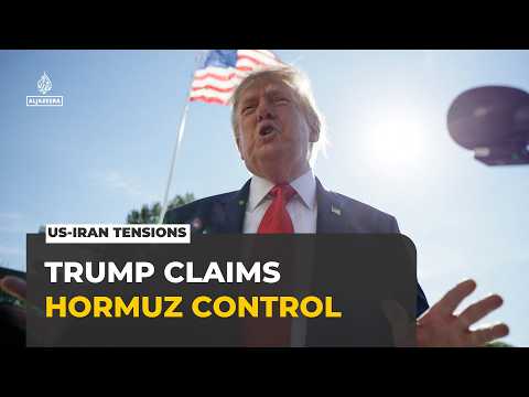 Trump claims US controls Strait of Hormuz, attacks Democrats ahead of midterms