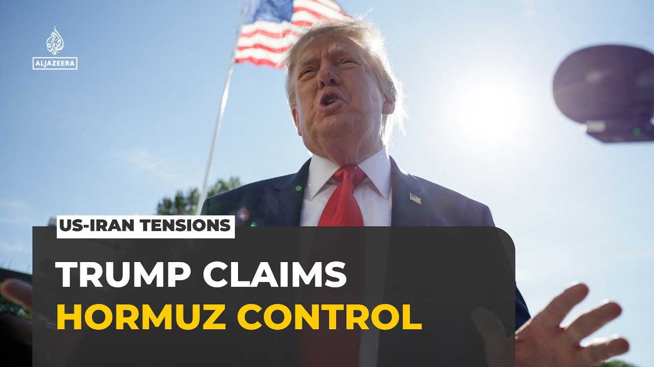 Trump claims US controls Strait of Hormuz, attacks Democrats ahead of midterms