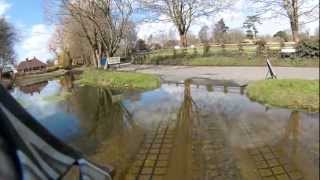 preview picture of video 'Fording the River Anton at Penton Grafton in Hampshire'