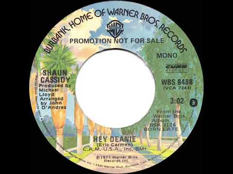 1978 Shaun Cassidy - Hey Deanie (mono radio promo 45)