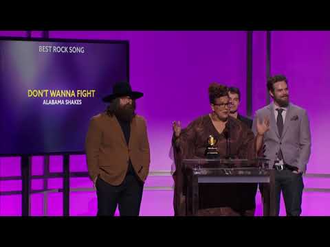 Alabama Shakes won Best Rock Song & Best Alternative Music Album at the 58th Grammys, 2016