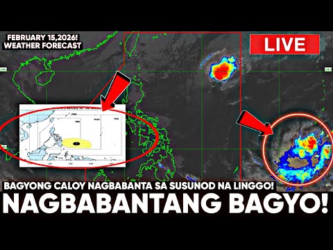 FEBRUARY 15,2026! Nakikitang DIREKSYON NG PANIBAGONG BAGYONG TATAWAGING CALOY NEXT WEEK!