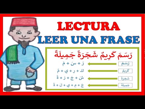 🔸Aula de árabe:👉¿Cómo LEER UNA FRASE en árabe ? I Curso de árabe online I aprender árabe online⬇️📒✏️
