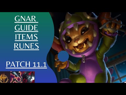 Gnar Guide for S11 | New OP Goredrinker build from Korea?